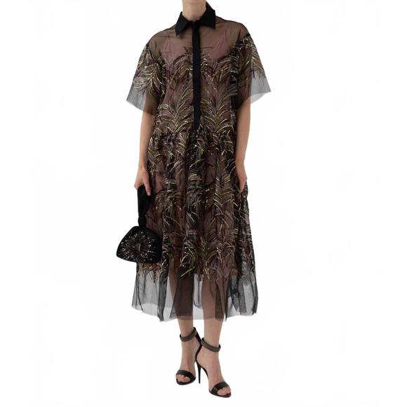 NEW PSOPHIA vazquez de castro dress in black